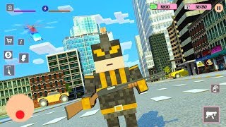 Grand Rope Hero Criminal Blocky City - Gameplay Trailer (Android) screenshot 1