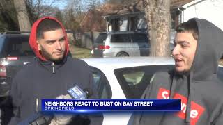 Neighbors react to massive drug bust on Bay St in Springfield