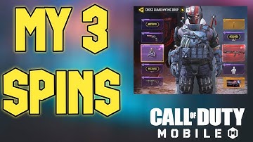MY SPINS FOR CROSS GUARD MYTHIC DROP DRAW CALL OF DUTY MOBILE COD MOBILE CODM