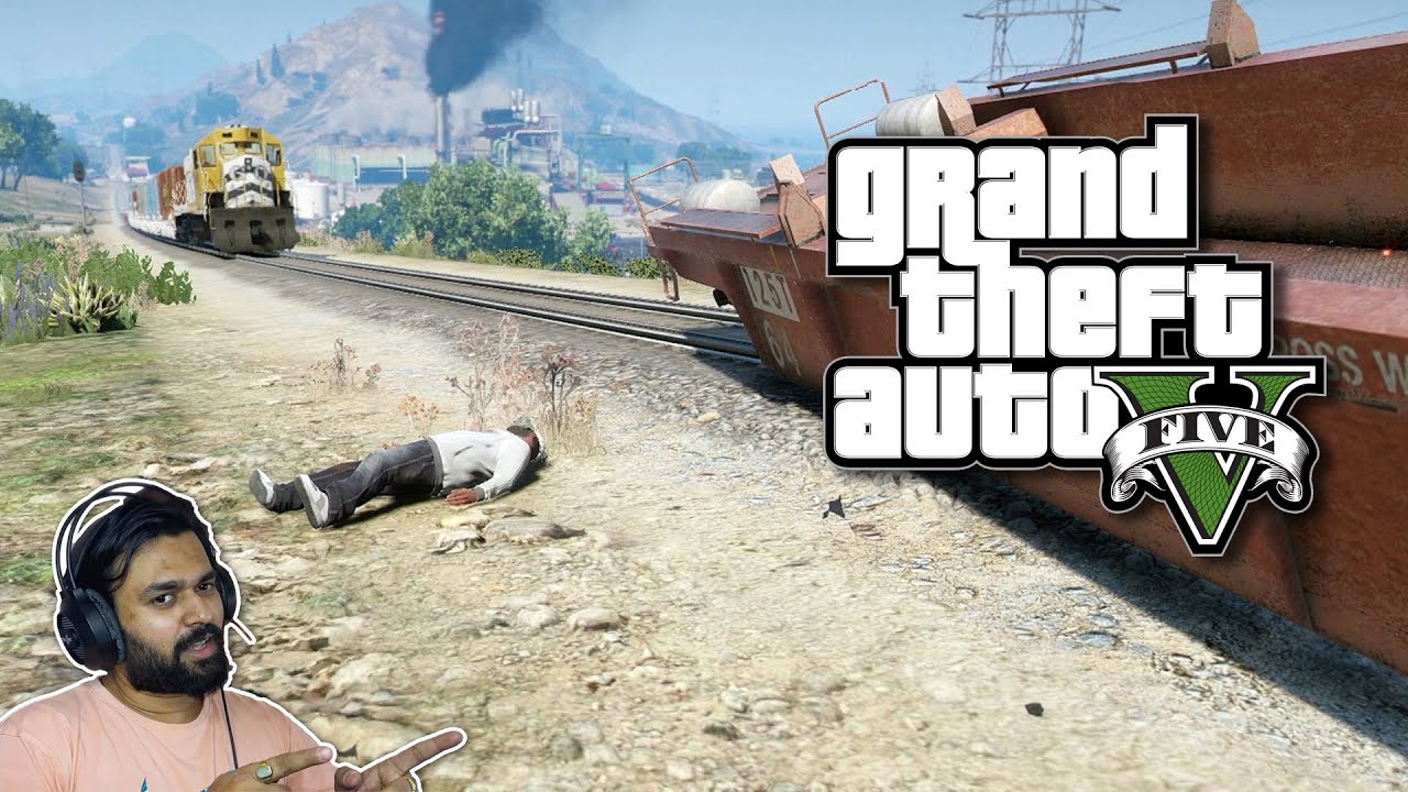 Franklin Stopped Train? | 5 Star Epic Chase | GTA 5 Hindi Gameplay ...