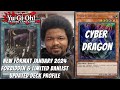 Yugioh new format january 2024 updated deck profile  cyber dragon  kyle lewis
