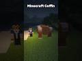 Minecraft Coffin Build That Looks TOO Real 👻 #minecraft #shorts