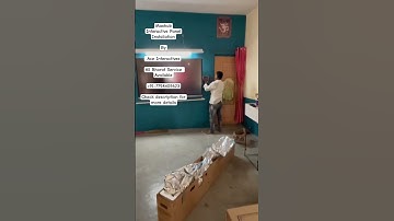 SMARTBOARD INSTALLATION VIDEO #maxhub #lg #viewsonic #benq #lg