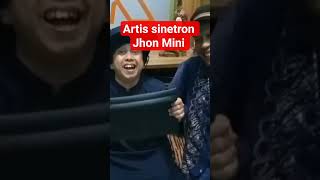 Jhon Mini Artis sinetron berkunjung ke Karrasi19 #shortsviral