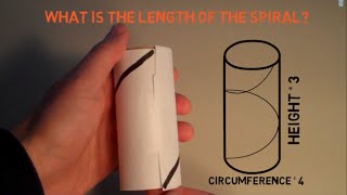 The Length Of A Spiral (Helix) Of A Cylinder screenshot 1