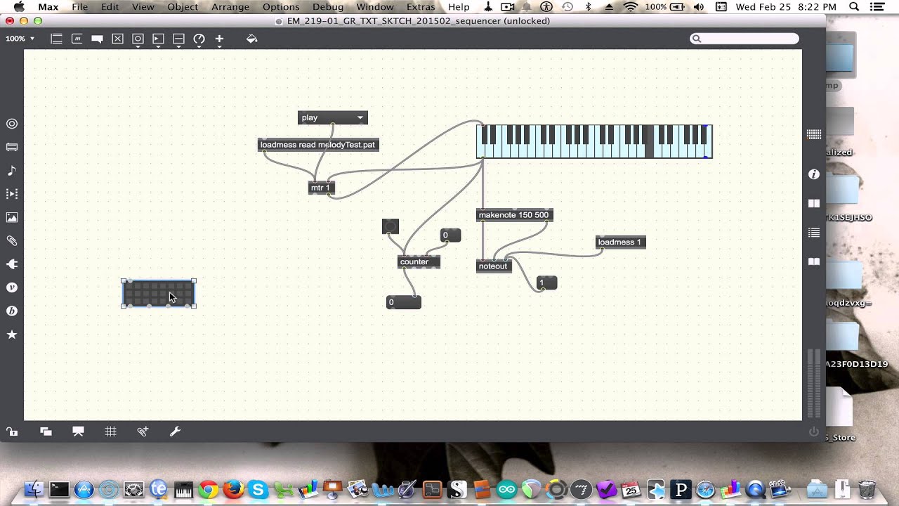 Counter and Presets Max MSP - YouTube