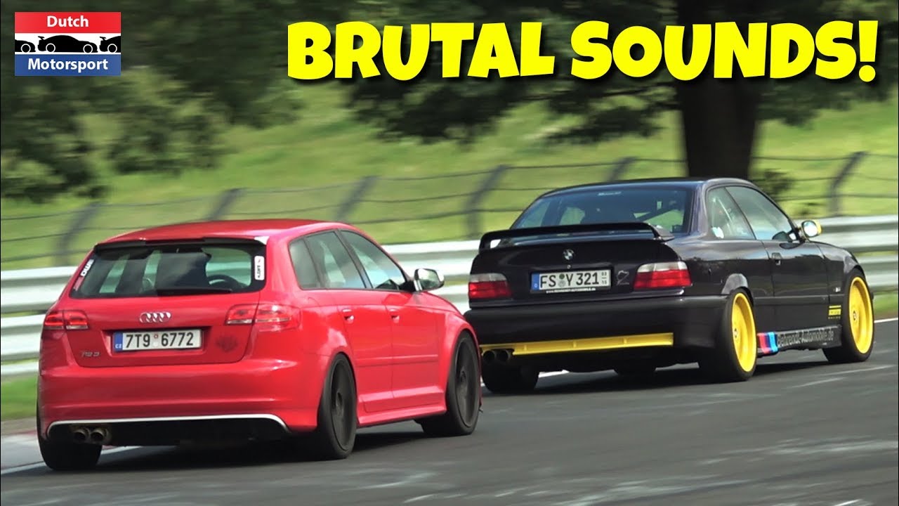 500HP Audi RS3 at Nürburgring - BRUTAL Sounds!