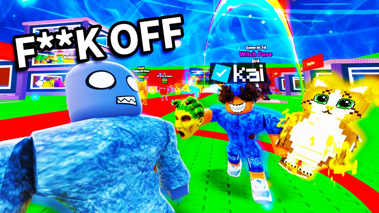 Я сражался в PvP со стримерами в игре STEAL A BRAINROT.