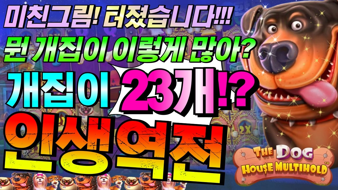 ⁣[한방슬롯하이라이트]🔥더 도그하우스 멀티홀드 : THE DOG HOUSE MULTIHOLD🔥 #슬롯생방송 #온라인슬롯 #프라그마틱슬롯 #슬롯실시간