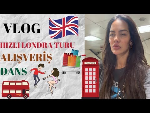 VLOG 54 - Londra'da Tüm gün Alışveriş Yaptım