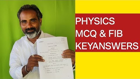Physics Key answers|Karnataka PUC 2nd year keyanswers 2023|PHYSICS MCQ Key answers|fill in the blank