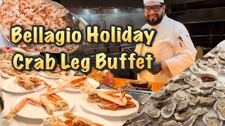 Bellagio CRAB LEG Buffet | Holiday Dinner Feast | Las Vegas