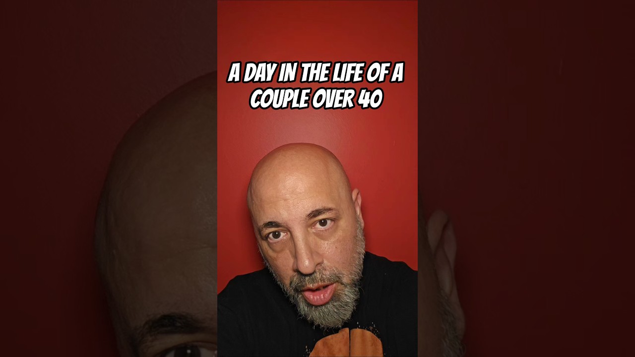 A DAY IN THE LIFE OF A COUPLE OVER 40 #marriage #couple #marriagehumor #couplecomedy #danregancomedy