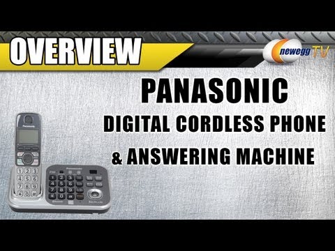 Newegg TV: Panasonic 1.9 GHz Digital Cordless Phones Integrated Answering Machine Overview