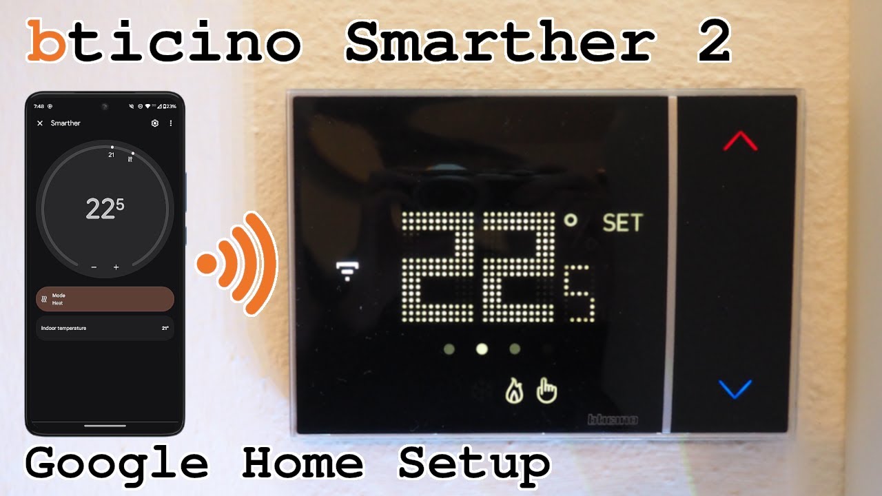 Bticino XW8002WE thermostaat, wifi, New Smarther2 met netatmo