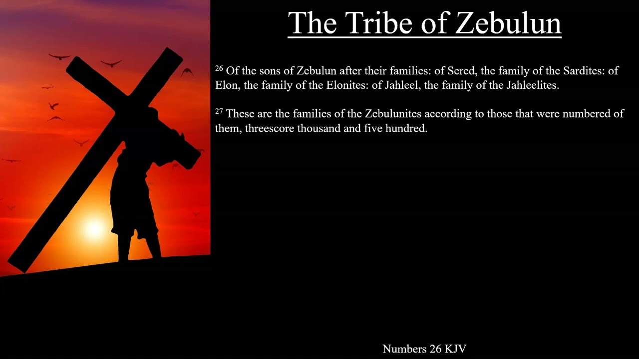 Numbers 26 KJV The Tribe of Zebulun YouTube