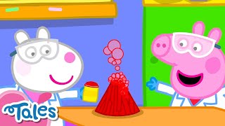 Peppa And Suzy's Science Project! 🌋 | Peppa Pig Tales