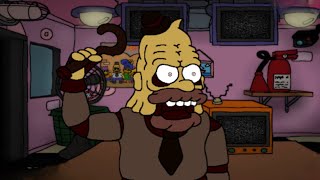 LLEGA el ABUELO SIMPSON en la NOCHE 6 y es CASI IMPOSIBLE - Fun Times at Homer's Reboot (FNAF Game)