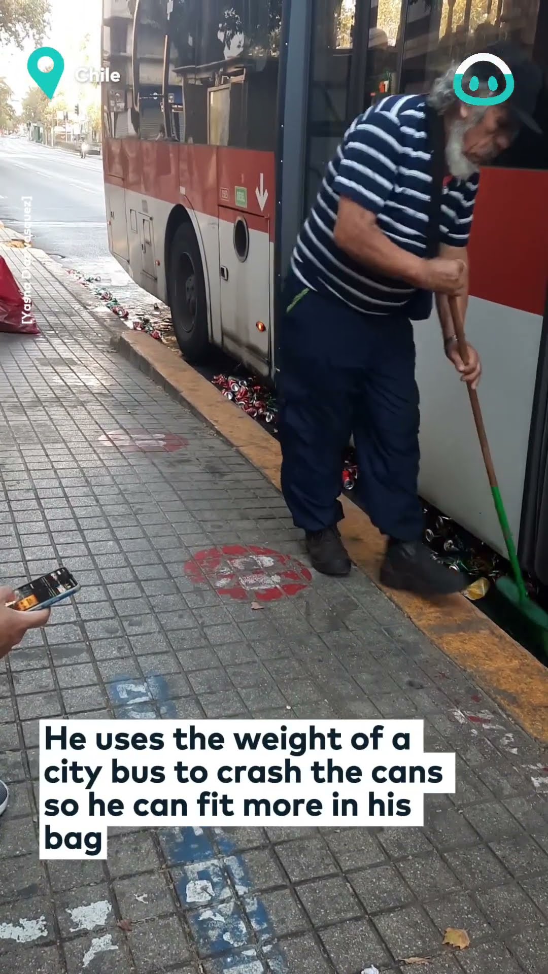 Man Discovers SMART way to Crush Cans || ViralHog