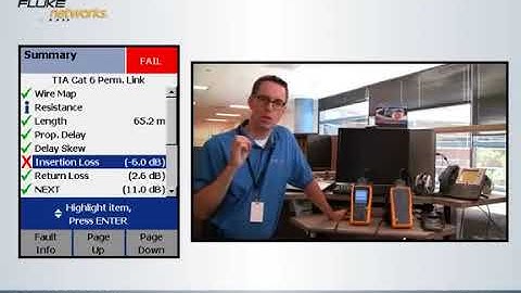Lubricant causes Insertion Loss failure (DTX CU 206) - By Fluke Networks
