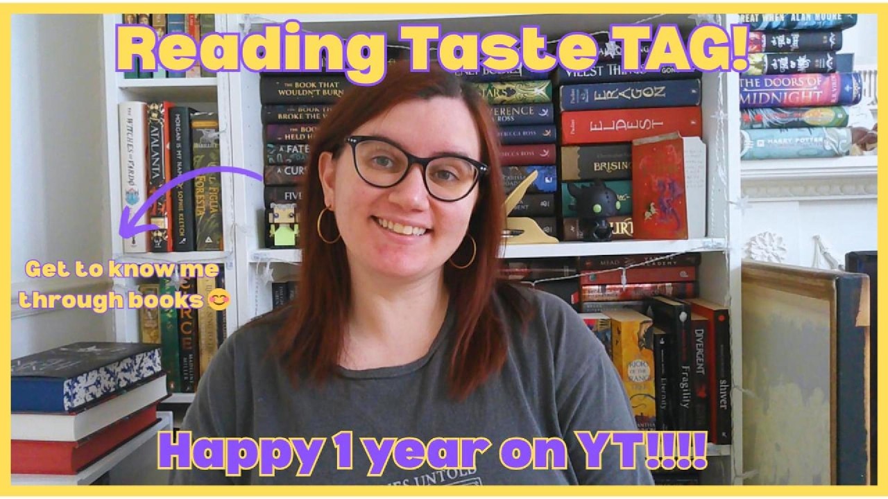 1 Year on Youtube 🎉🌟 Get to know me a bit better 💁‍♀️ | Reading Taste Tag