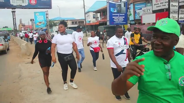 5KM FITNESS WALK WITH HIS ROYAL MAJESTY ASAGBA PROF. EPIPHANY CHIGBOGU AZINGE SAN IN ASABA #fyp 