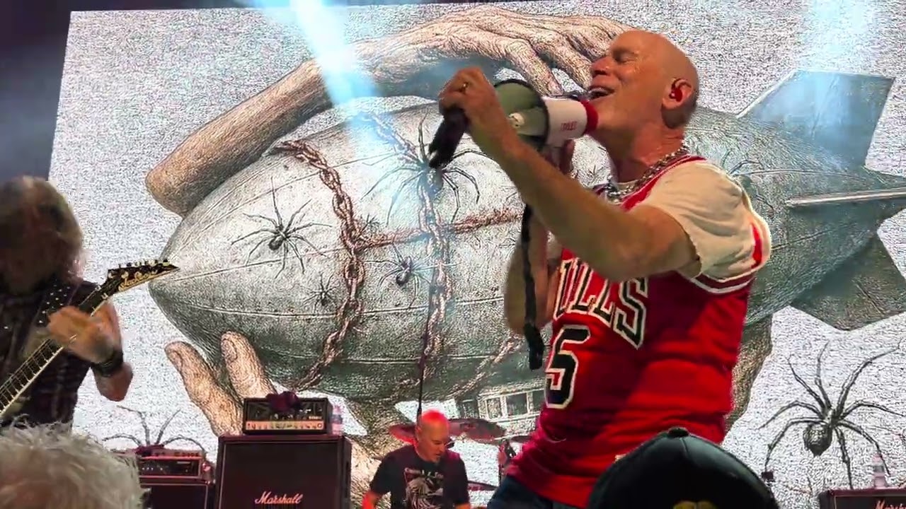 John Bush 'Hy Pro Glo' by Anthrax at Arcada Theatre in St. Charles, IL USA - 12.18.25