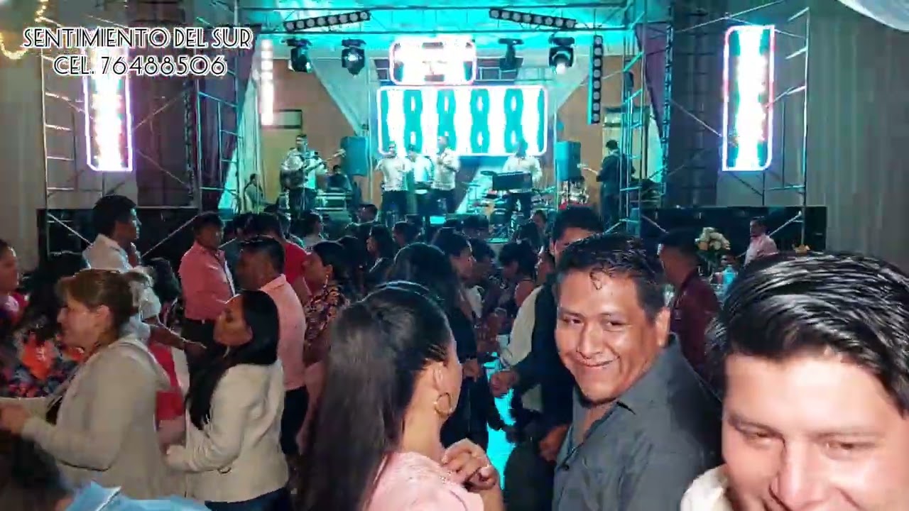 Sentimiento del sur en vivo en la boda de Rómulo y Nancy en Santa Cruz 