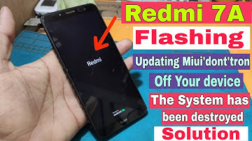 Redmi 7a Flashing umt Se | Updating Miui dont