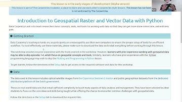 Geospatial Raster & Vector Data with Python