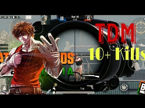 BGMI TDM 10+ Kills || sniper + AK Gameplay || e1sta