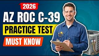 100  Free AZ ROC C-39 Air Conditioning and Refrigeration Practice Questions for 2026 Exam Success!