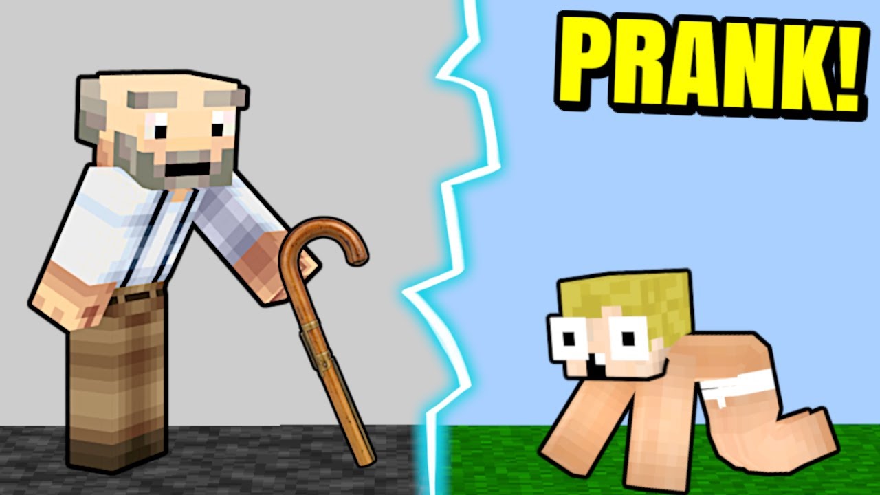 Pranker Mikkel Med En Tidsmaskine I Minecraft!