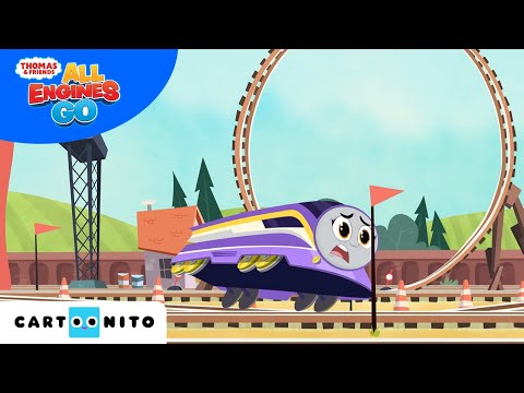 توماس والأصدقاء قضبان خطيرة كارتونيتو