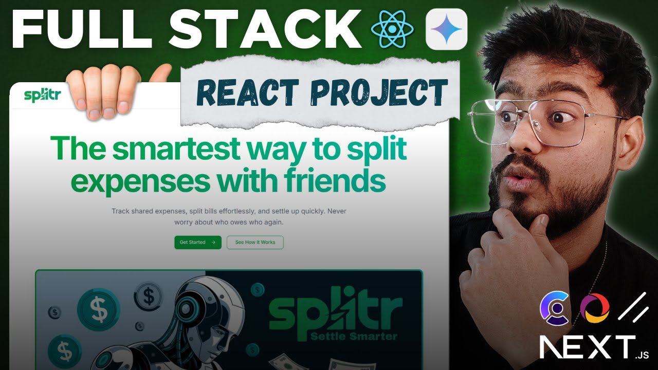 Full Stack React Project ( AI Splitwise Clone ) - Next JS, Tailwind ...