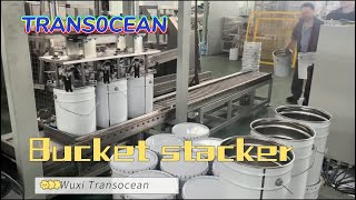 Bucket stacker