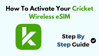 How To Activate Your Cricket Wireless eSIM