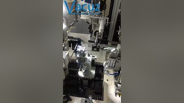 EPC Transformer Coil Automatic Teflon Tube Inserting Bobbin Needle Winding Taping Casing Machine