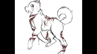 Falling Apart Fursona Vent SpeedPaint (Gore)