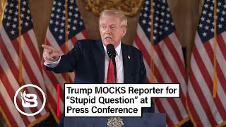 NEW: Trump RIPS "Stupid Reporter" & Answers Questions at Mar-a-Lago