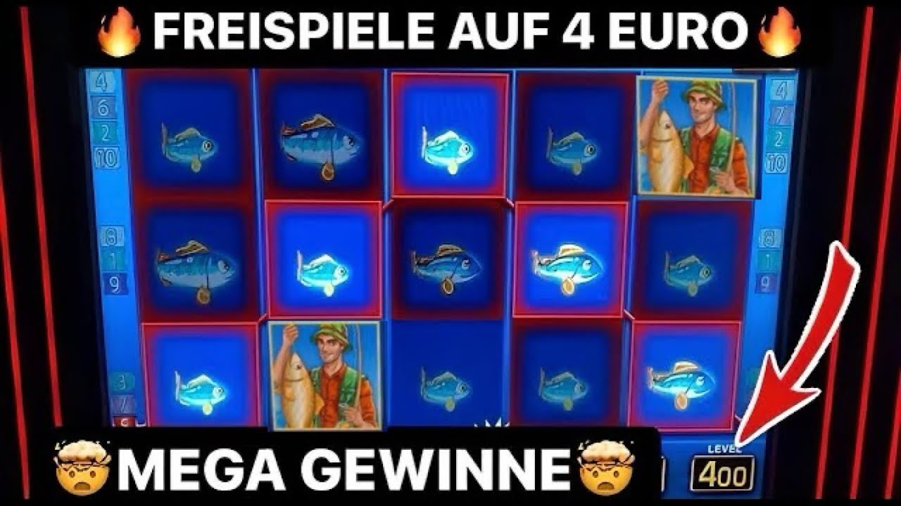 Fishin Frenzy auf 4€ 💶 Freispiele mit MEGA GEWINN 💰 Automat Spielhalle