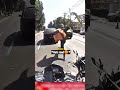 Road Rage Biker Throws Rock at Driver's Car
