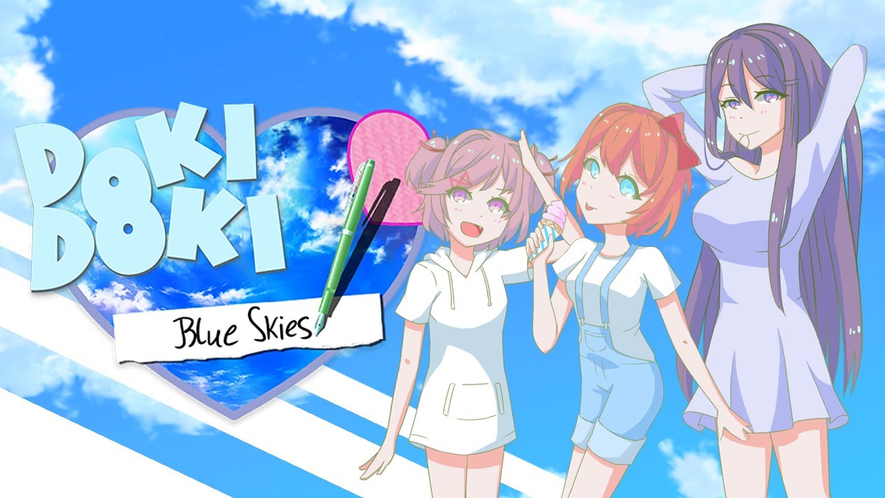 Doki doki literature club blue skies