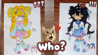 Epic Anime Art Challenge With My Bestie! ✨ Who Drew It Better? #alolyly