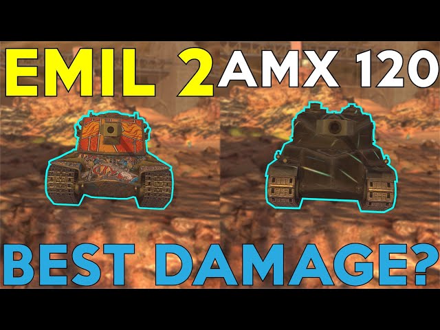 WOTB  EMIL 2 VS AMX 50 120! 