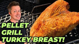 Garlic Butter TURKEY BREAST Smoked on a PELLET GRILL!! | Crispy Skin!! by Mad Backyard 12,336 views 7 months ago 11 minutes, 1 second