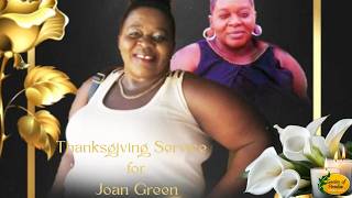 Thanksgiving Service for Joan Green