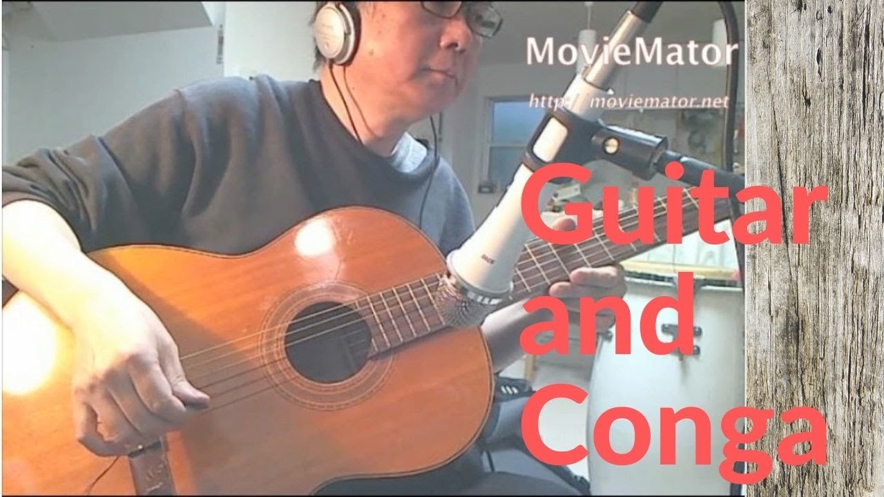 Guitar and Conga - Suzuki Classical Guitar NO.33, Pearl Fiber 