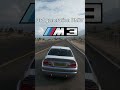 BMW M3 evolution in Forza horizon 5