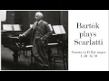 Bartók plays Scarlatti Sonata in B flat Major L 50 / K 70 (1929)